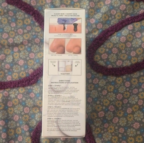 Beautybio GLOfacial Hydro-Infusion Pore Cleansing + Blue LED Clarifying Tool NIB - Picture 4 of 7